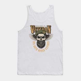 Veteran his oath never expire Tank Top